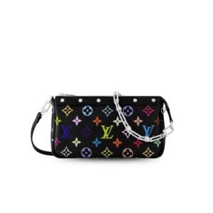 Louis Vuitton LV x TM Pochette Accessoires Multicolore Noir For Women 8.7in/22cm M13663