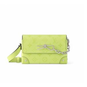 Louis Vuitton Steamer Wearable Wallet Lemon Yellow For Men 7.1in/18cm M14117