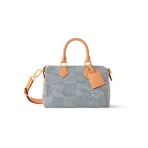 Louis Vuitton Speedy 25 Bandoulière Denim For Men 25cm/ 9.8in N40700