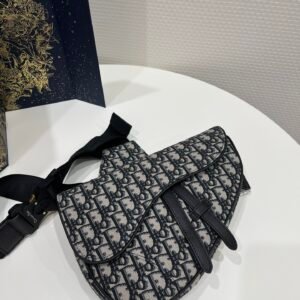Dior Saddle Bag Blue For Women 10in/26cm 1ADPO093YKY_H28E