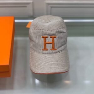 Hermes Davis H Primavera Cap Beige Hermes Cap