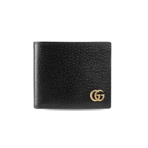 Gucci Marmont Bi-Fold Wallet Black For Men 4.3in/11cm GG 428727 DJ20T 1000