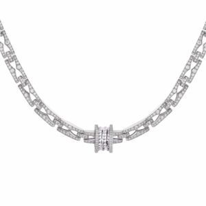 Bvlgari B.zero1 Necklace White Gold For Women 358320