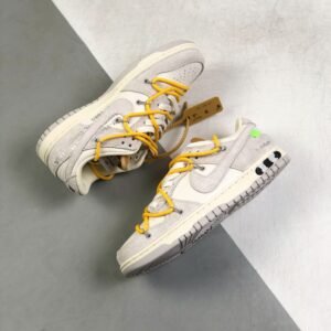 Nike Dunk Low Off-White Lot 39 Sail/Neutral Grey-Amarillo For Men, Men’s Shoes DJ0905-109