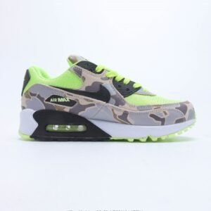 Nike Air Max 90 Green Camo Sneaker For Men, Men's Shoes