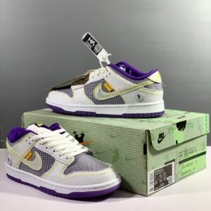 Nike Dunk Low Union Passport Pack Court Purple Sneaker For Men, Men's Shoes