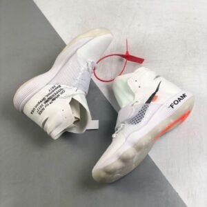 Nike Off-White React Hyperdunk 2017 Flyknit in White Sneaker For Men, Men’s Shoes AJ4578-100