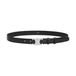 Celine Medium Triomphe Belt Black For Women- 45AK93A01.38SI
