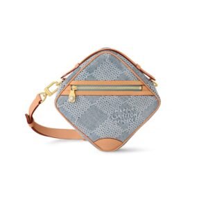 Louis Vuitton Chess Messenger Denim For Men 24cm/ 9.4in N40706