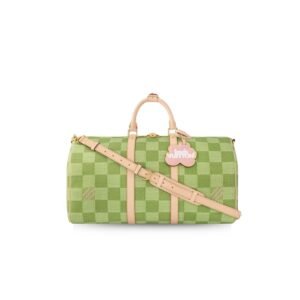 Louis Vuitton Keepall Bandoulière 50 Green For Men 19.7 Inches/ 50 Cm N40667