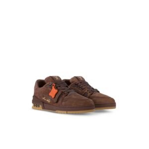Louis Vuitton Trainer Sneaker Brown For Men - 1AH637