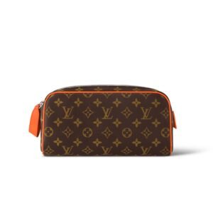 Louis Vuitton Dopp Kit Toiletry Bag Orange For Men 11in/28cm M46765