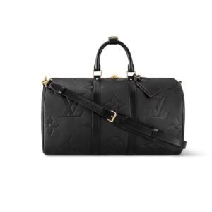 Louis Vuitton Keepall Bandoulière 45 Bag Black For Men 17,7in/45cm M45532