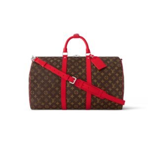 Louis Vuitton Keepall Bandoulière 50 Bag Red For Men 19,7in/50cm M46769
