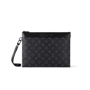Louis Vuitton Pochette To Go Black For Men 11.8in/30cm M81569