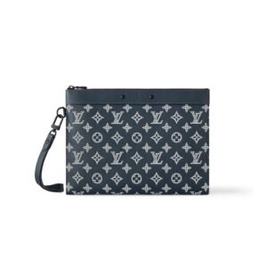 Louis Vuitton Pochette To Go Blue For Men 11.8in/30cm M83382