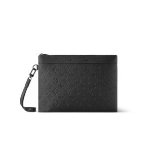 Louis Vuitton Pochette To Go Black For Men 11.8in/30cm M81570