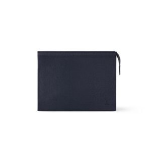 Louis Vuitton Pochette Voyage MM Pouch Bag Blue For Men 10,6in/27cm M30989
