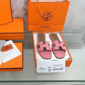 Hermes Oran Sandal Pink For Women, Women's Shoes H021056Z