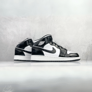 Nike Air Jordan 1 Mid All-Star Black/White Sneaker For Men, Men's Shoes