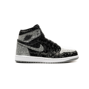 Nike Air Jordan 1 Retro High OG Rebellionaire Black/ White-Particle Grey Sneaker For Men, Men's Shoes