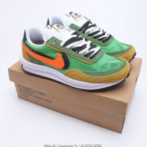 Nike LD Waffle sacai Green Multi Sneaker For Men, Men's Shoes