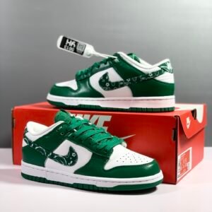 Nike Wmns Dunk Low Vintage White-Green Sneaker For Men, Men’s Shoes