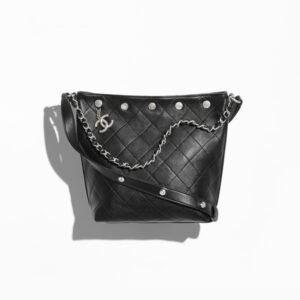 Chanel Large Bucket Bag Black 12.2in/31cm For Women AS5406-B20001-94305