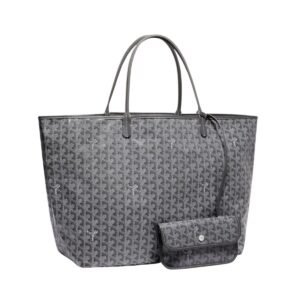 Goyard Saint Louis Gm Bag Grey For Women‎ 15.7in/40cm