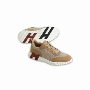 Hermes Bouncing Sneaker Beige Argile For Men H232856ZH1J410