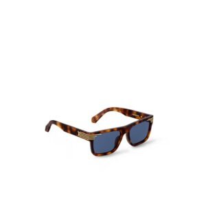 Louis Vuitton Slide Square Sunglasses Chocolate Tortoise For Men - Z2746U