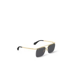 Louis Vuitton Super Vision Light Large Square Sunglasses Black For Men - Z2891U