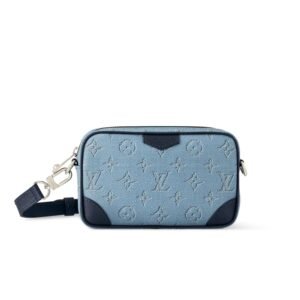 Louis Vuitton Trocadéro Wearable Wallet Blue For Men 20cm/7.9in – M14684