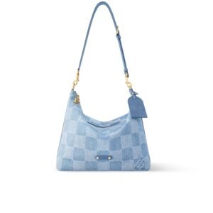 Louis Vuitton Vagabond Hobo Bags Blue For Men 38cm/15in - N00202