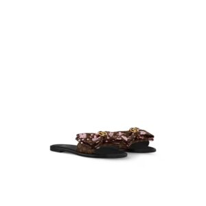 Louis Vuitton LV x TM Lily Flat Mule Sakura Brown For Women – 1AGVYB