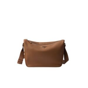 Prada Leather Shoulder Bag Cognac For Men 30cm/12in – 2VH182_2BBE_F0046_V_DOF
